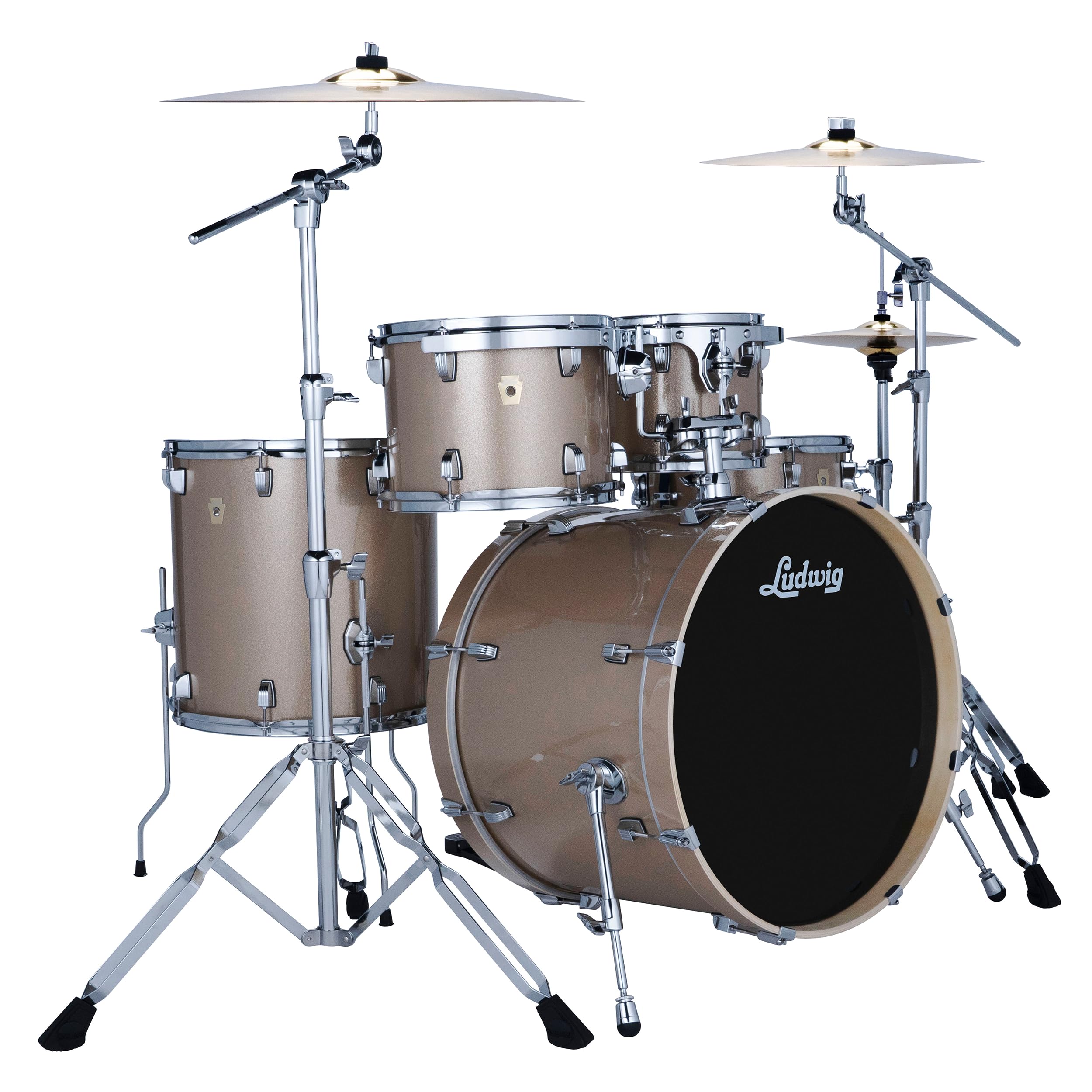 Evolution 5-piece Complete Drum Set - Prosecco Sparkle