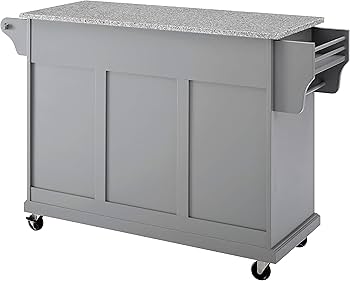 Amazon.com: Crosley Furniture Full Size Granite Top Rolling