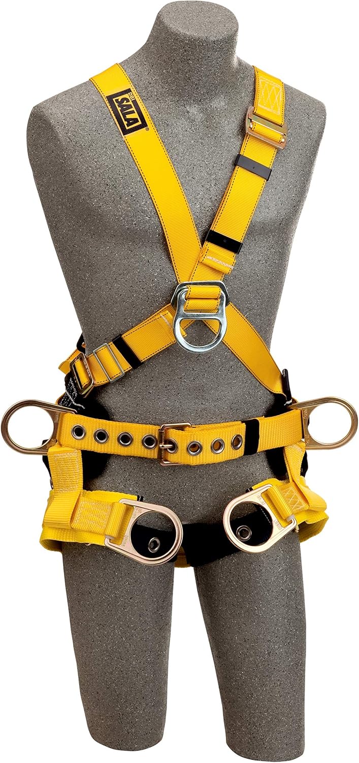 3M DBI-Sala Delta Cross-Over Style Tower Climbing Harness 1103350, Large, 1 Ea