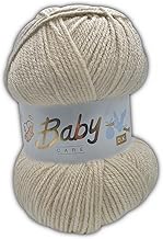 2 Pack of Beige 609 - Baby Care Double Knit Wool for Knitting and Crochet by Woolcraft