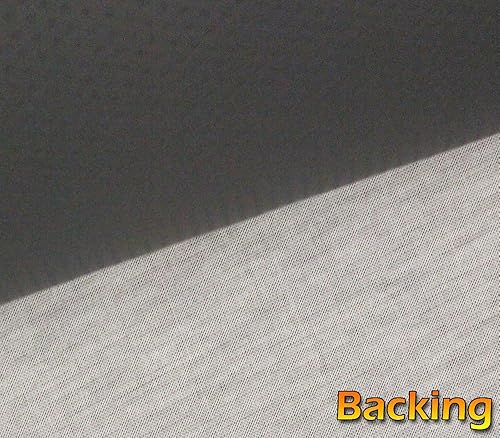 Miniatura 3 de Tapicería de vinilo en relieve con aspecto perforado "Sin agujeros!" 54 pulgadas de ancho vendido por The Yard (carbón)