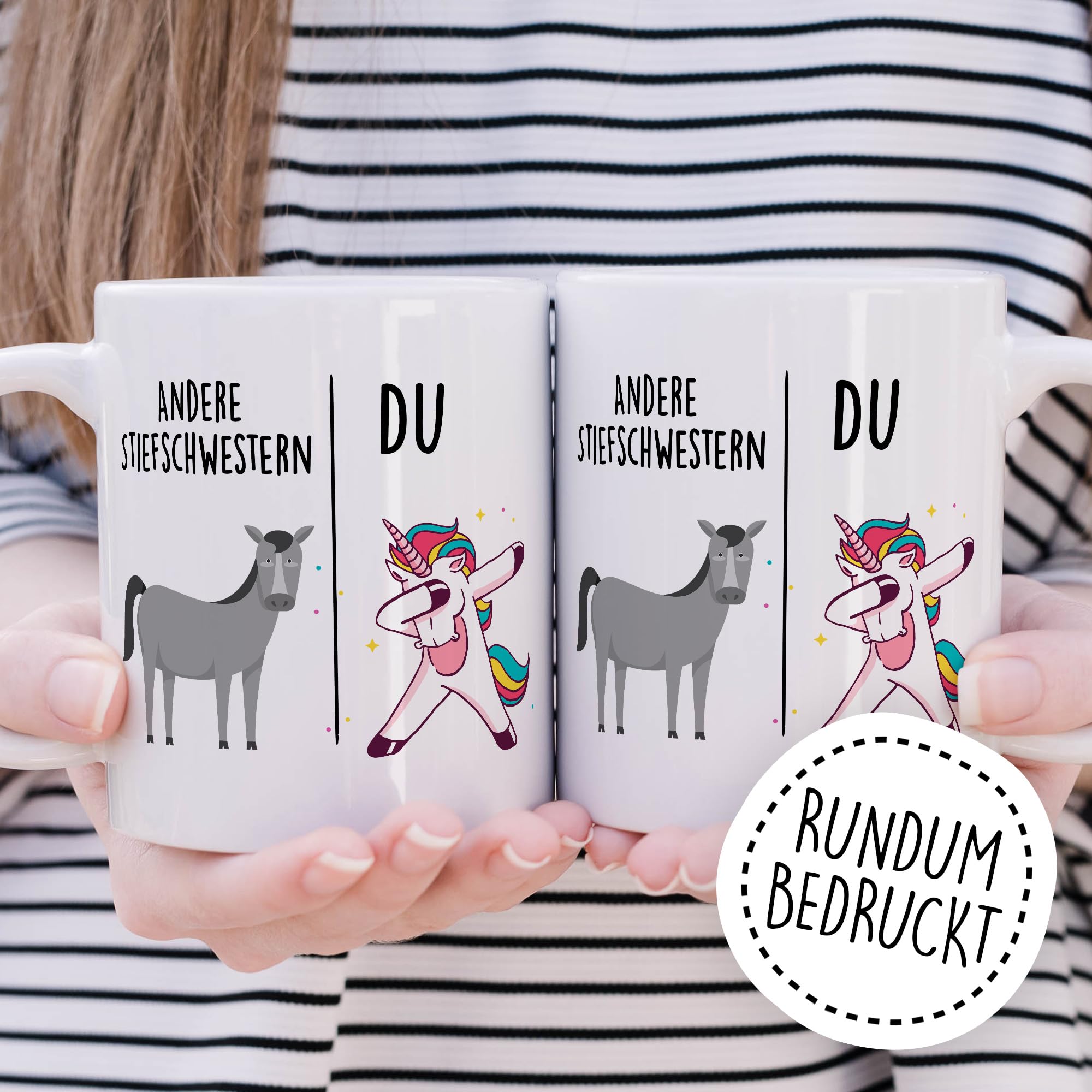 Tasse Demi-sœur - Cadeau Pour D'autres Demi-sœurs - Du, Tasse à Café Pour Frères Et Sœurs, Cadeau Pour Femme, Enfant, Idée Cadeau Pour Femme, Demi- Sœur, Anniversaire, Famille, Tasse à Café (blanc