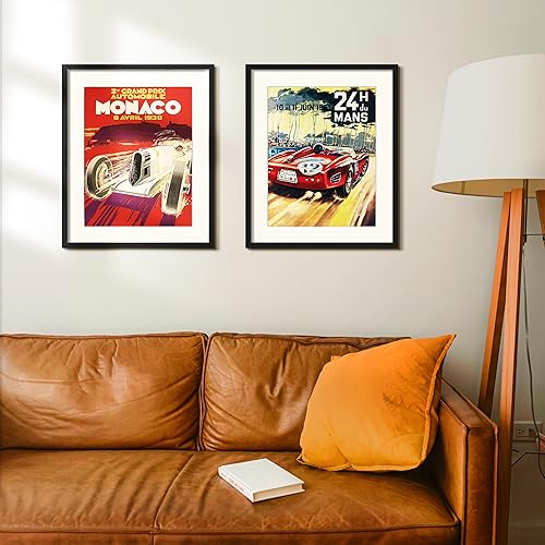 Vista 496 de upsimples - Portarretratos de 8.5 x 11 pulgadas, para fotos de 6 x 8 pulgadas con paspartú o de 8.5 x 11 pulgadas sin paspartú, marcos de fotos