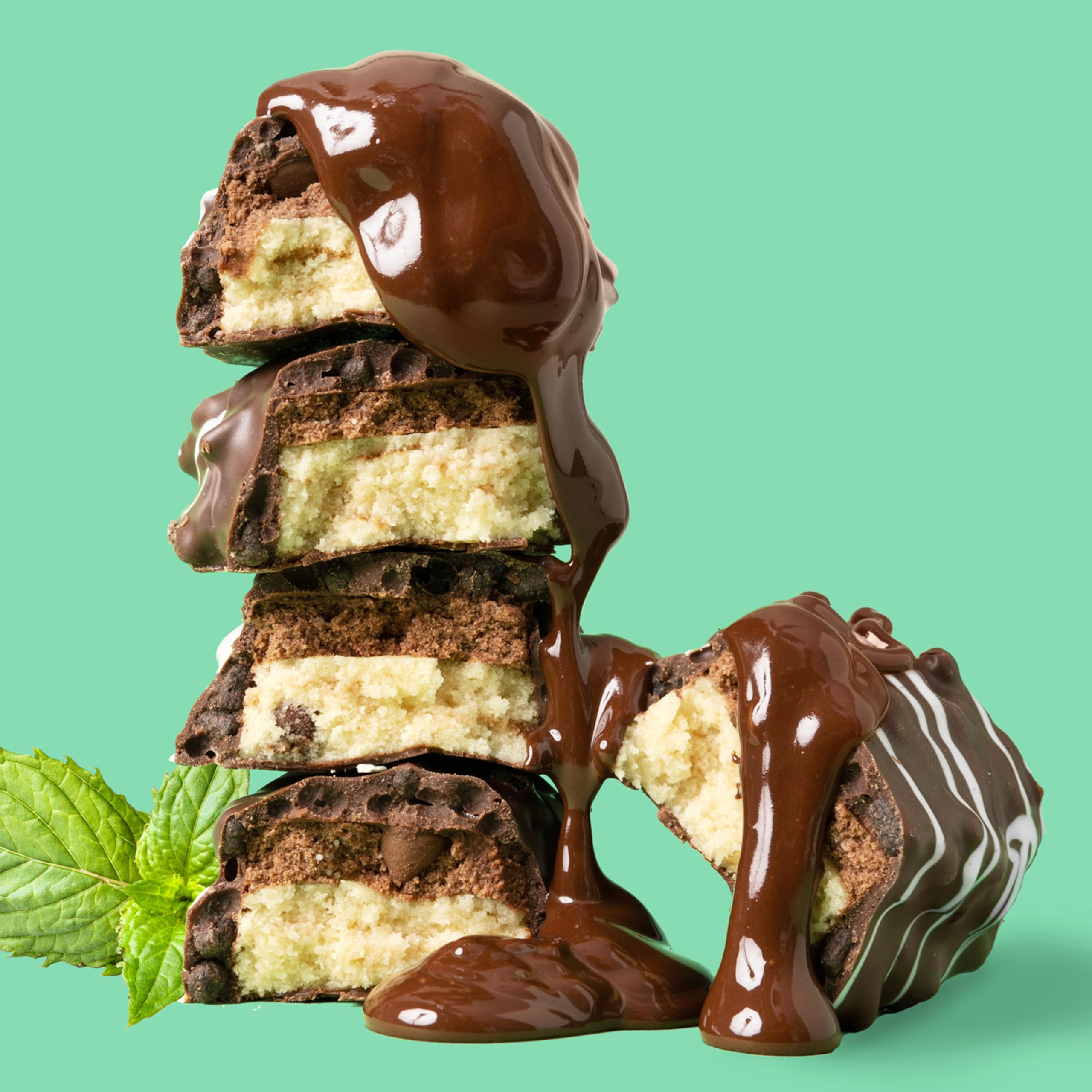 FitCrunch 16g High Protein Baked Bar, Mint Chocolate Chip, 12 Ct — Amazon image 3
