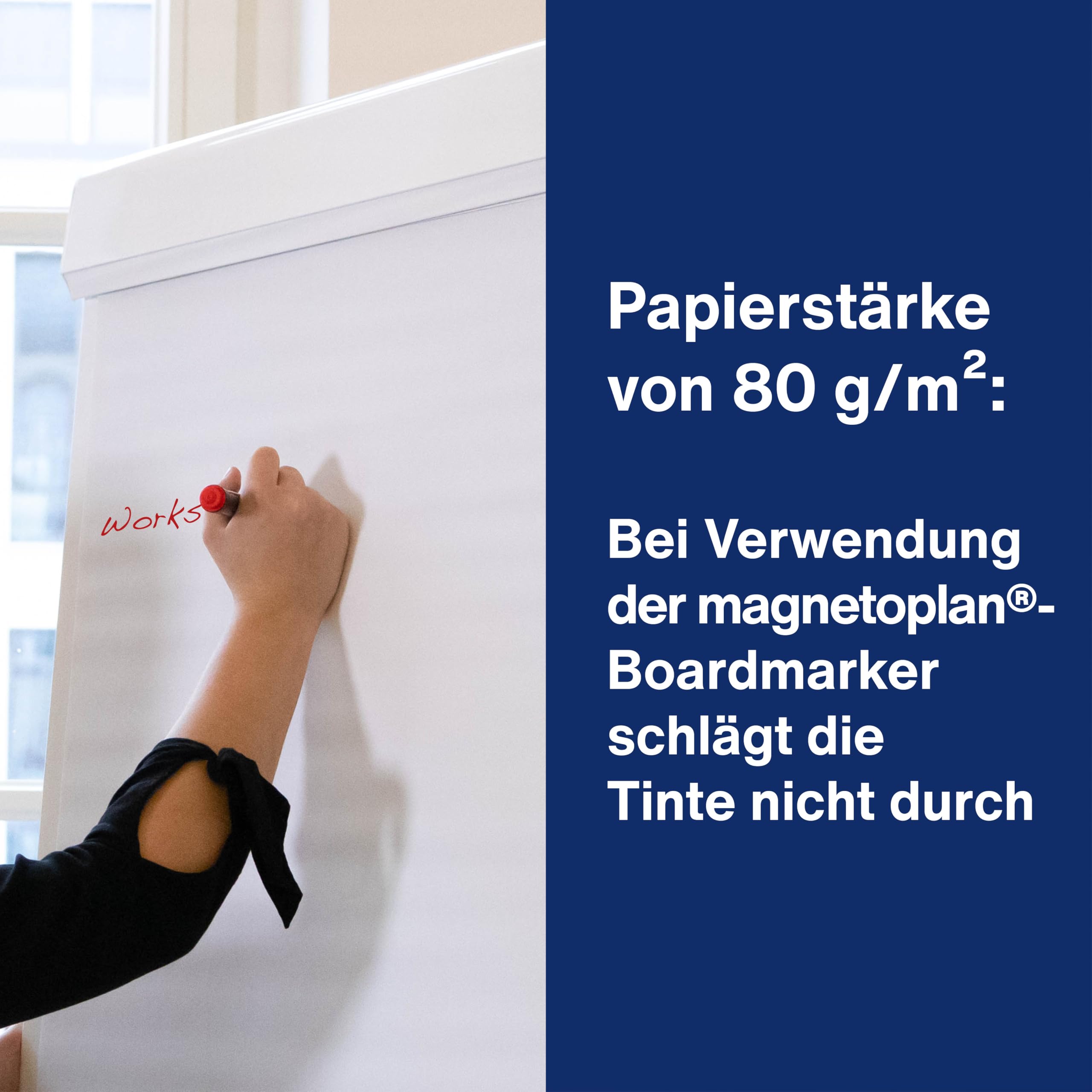 magnetoplan 1227101 Flipchart-Papier