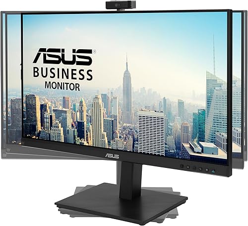 Miniatura 12 de ASUS Monitor de videoconferencia 1080P de 27 pulgadas (BE279QSK) - Full HD, IPS, cámara web ajustable de 2 MP, matriz de micrófono, altavoces,