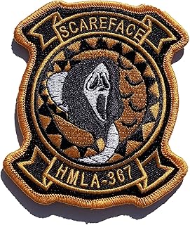 HMLA-367 Scarface Halloween Patch â€“ Sew On