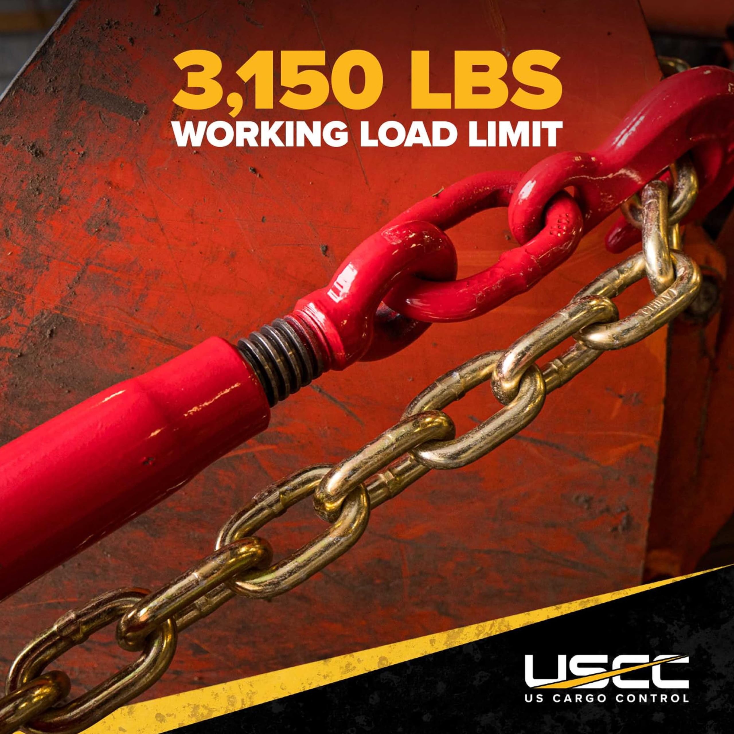 US Cargo Control Ratchet Chain Binders - 3150 LBS -4
