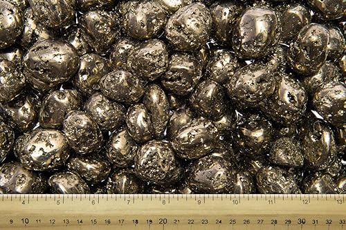 Miniatura 3 de Fantasia Materiales: 1/2 lb de pirita natural (oro tonto) Piedras pulidas de Perú