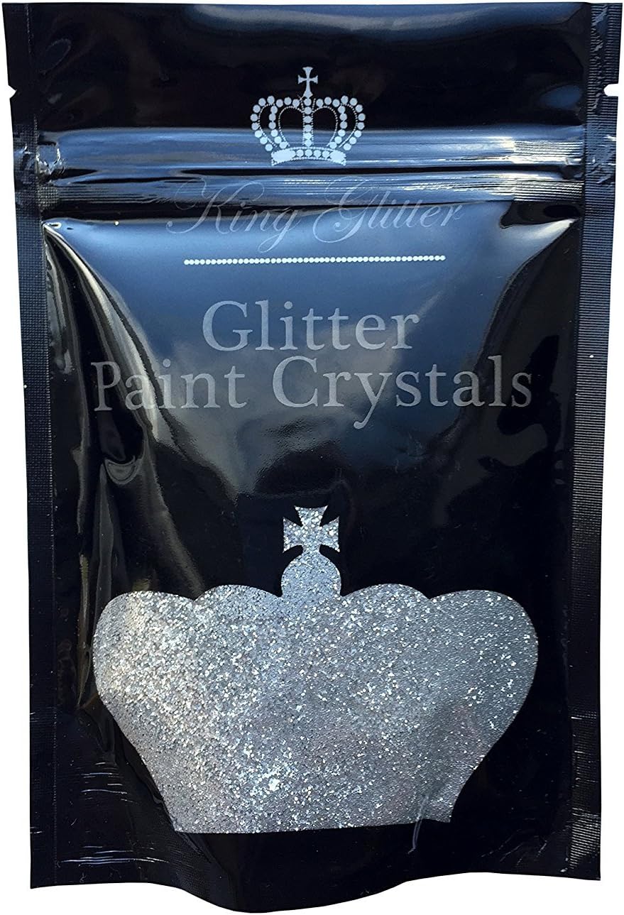 WELLMADE Glitter Paint Additive 150g/5.3 oz NonToxin Emulsion Water Based Paints