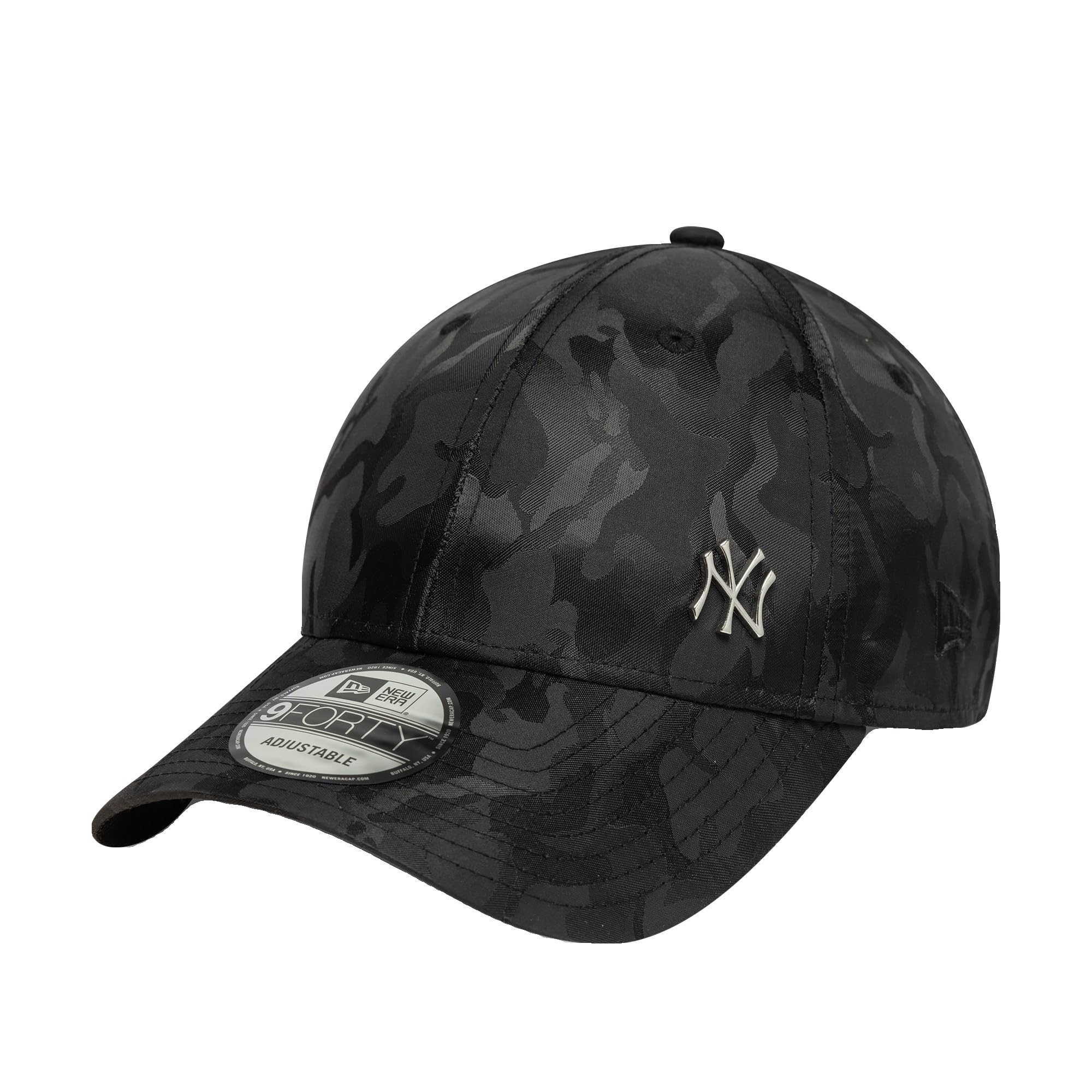 New Era Men's Black Camo Flawless Pin 9Forty Neyyan Blk One Size, One Size