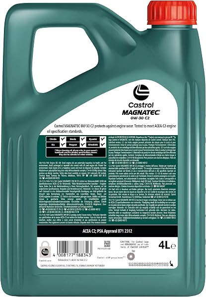 Castrol MAGNATEC 0W-30 C2 Engine Oil 4L - 2