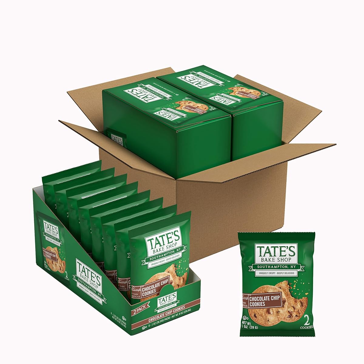 Tates Bake Shop Chocolate Chip Cookies, 16