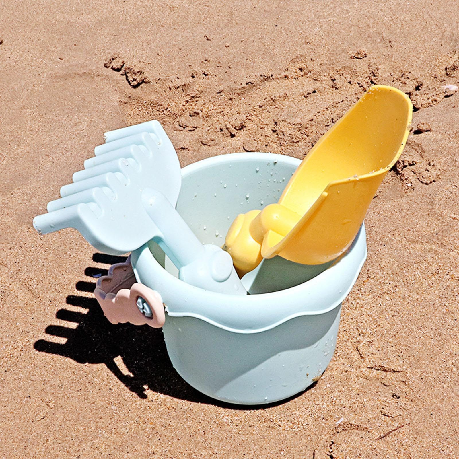 Juego versátil de Juguetes para la Arena de Playa con Carrito de Herramientas y bidón de Agua. Paquete Completo para Que los niños pequeños