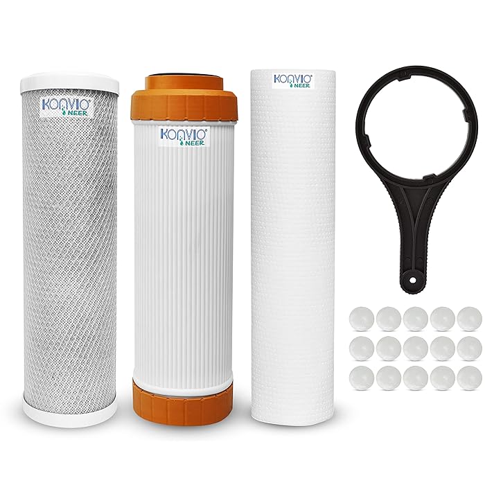 Buy Konvio Neer CTO GAC PP Spun Carbon Filter with Antiscalant Balls