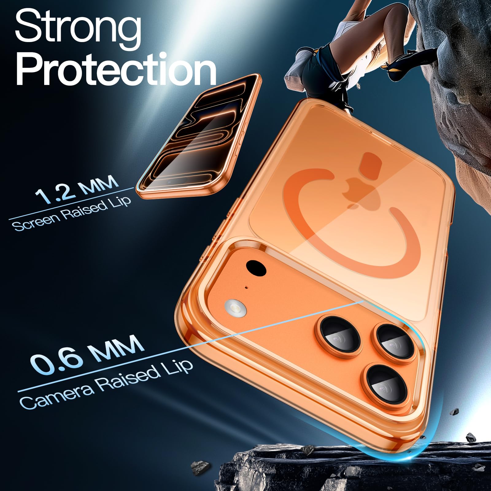 JETech Capa Magnética para iPhone 17 Pro Max 6,9 Polegadas