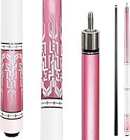 Vista 6 de HomeSeason Fiberglass Pool Cue 58" Professional Pool Stick 12.7mm 4-Layer Tip Low Deflection Cue Stick, 3 * 8/8Joint Pin, Ultra-Smooth, Billiard Cue