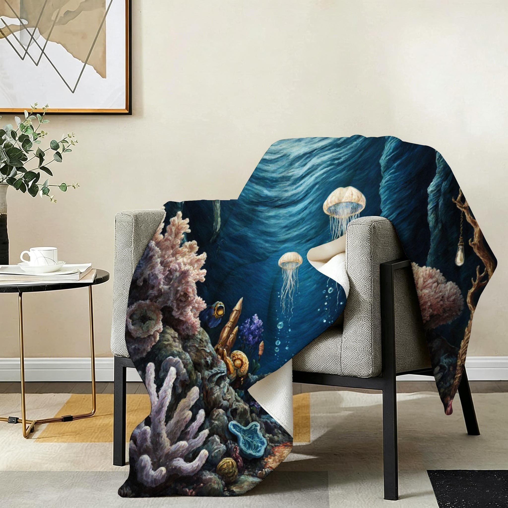 Manta Grande 180x220 cm Gato 3D Polar Franela Térmica-A397