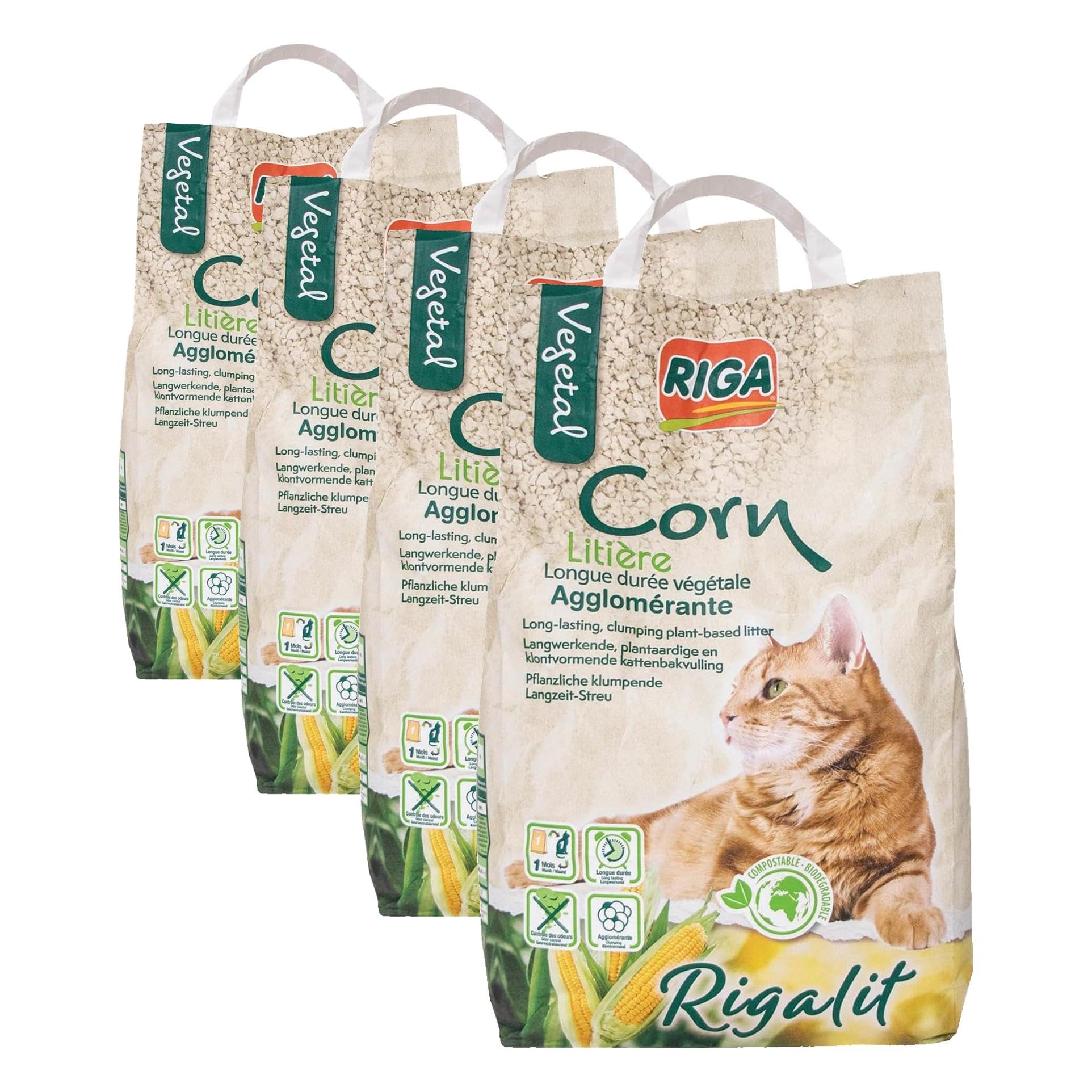 Riga Lit Corn Maîs, 6L (Lot de 4)