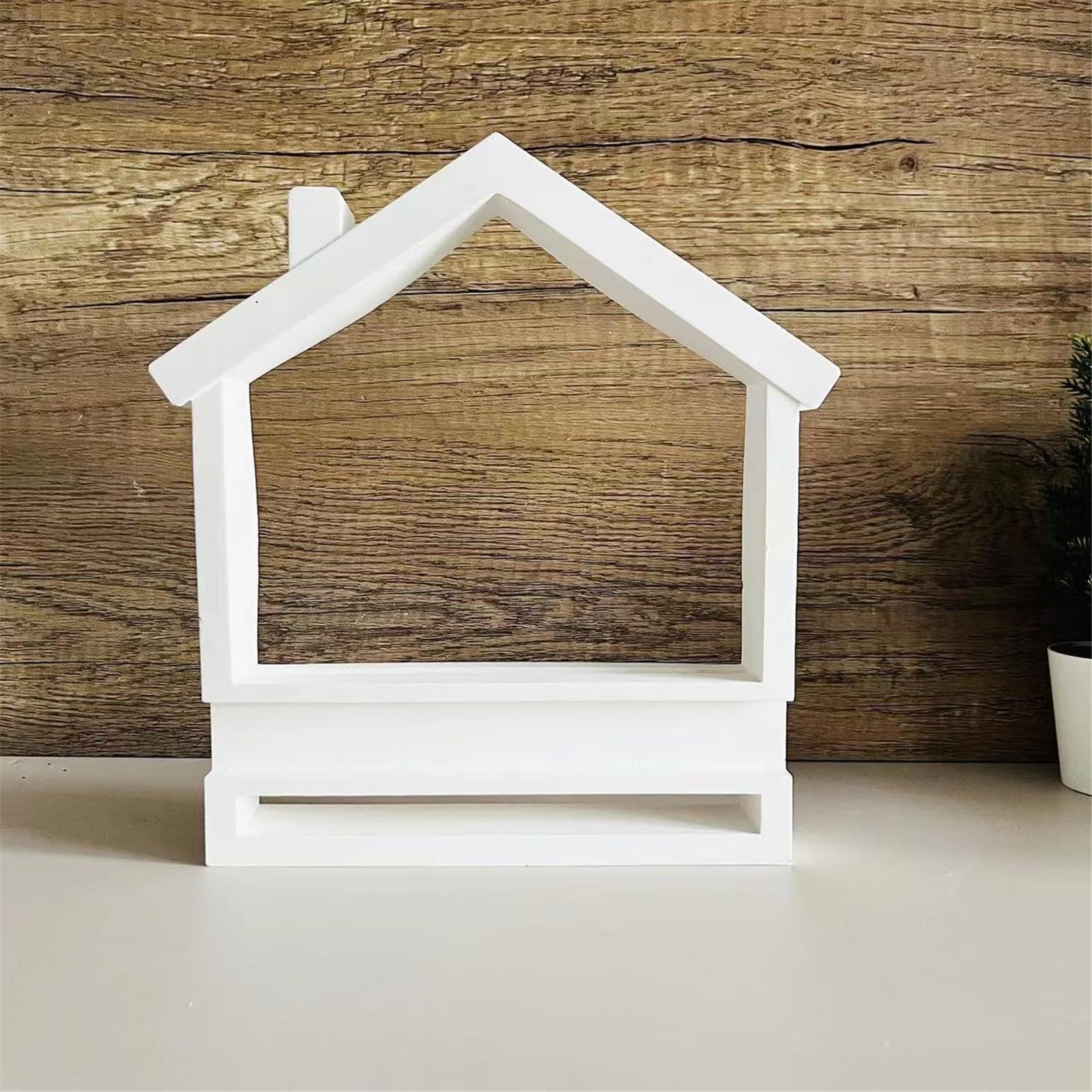 Molde de silicona multiusos para la base de la casa, molde de silicona con base transparente para detallar la casa para diseñadores