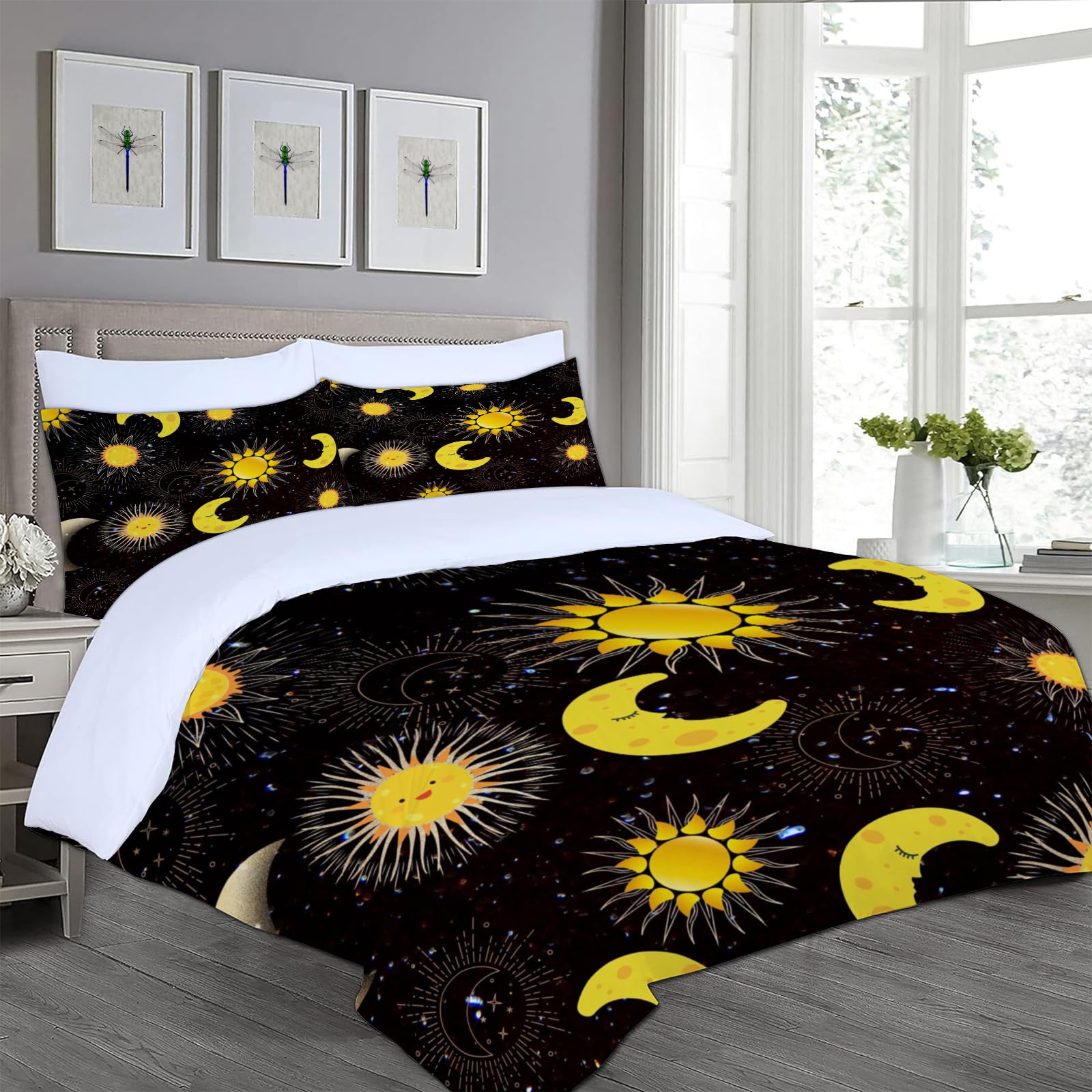 Hexen Halloween Bettwäsche 140x200 - Gruselig Design Mit Reißverschluss