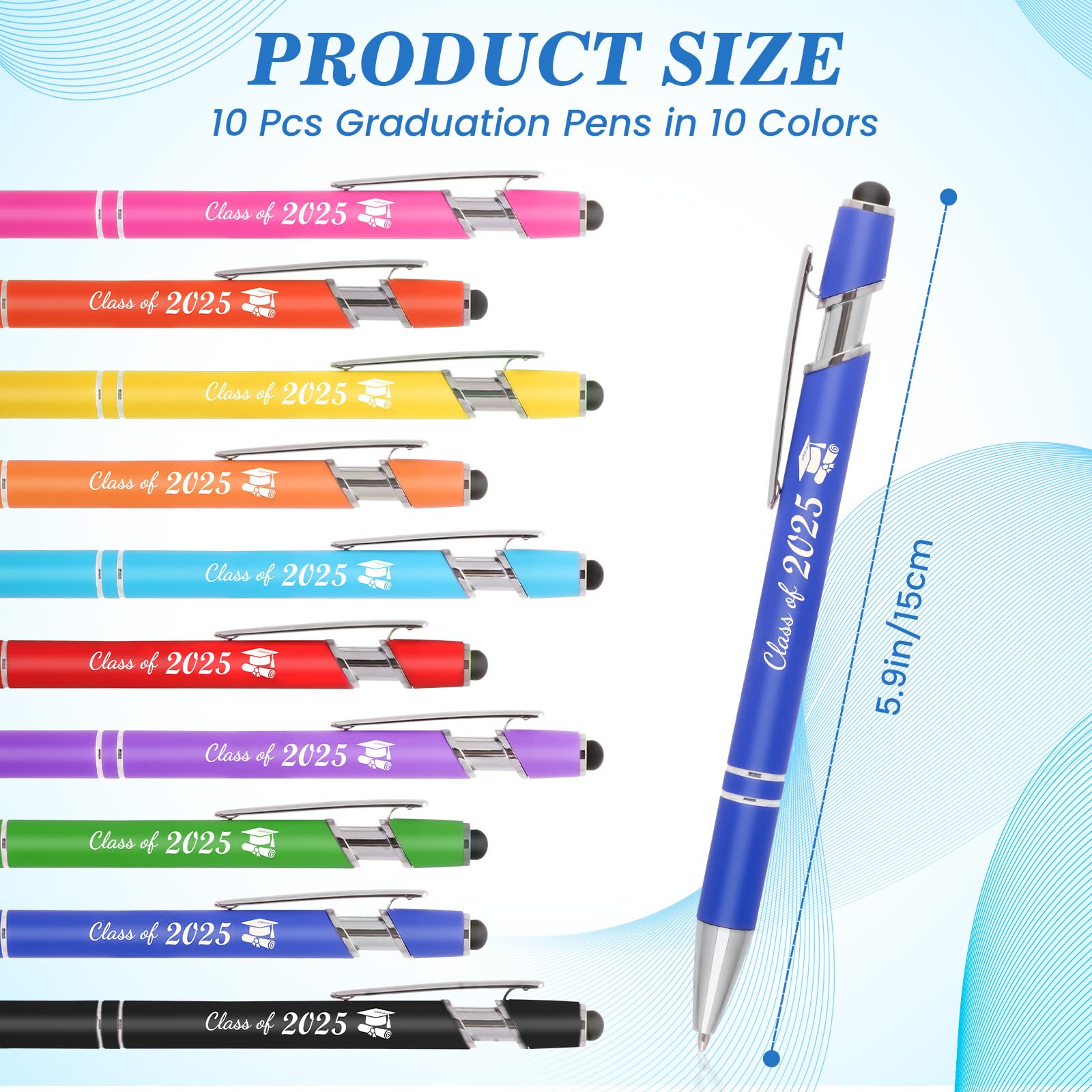 Snapklik.com : NEWEST 10 Pieces Graduation Pens, Class Of 2025 ...