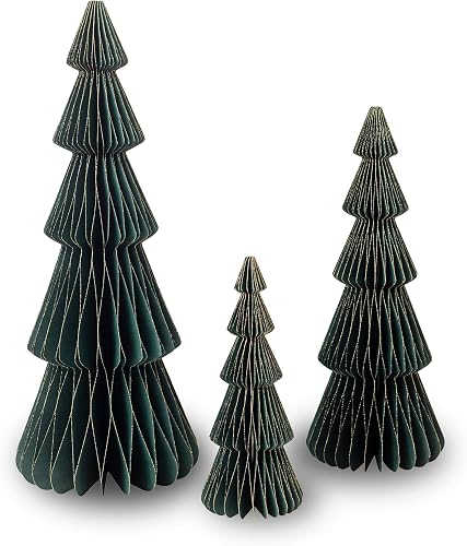Sapin de Noel Pliable en Papier nid d’Abeille - Décoratio…