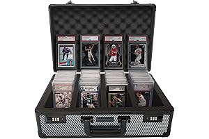 160+ 4-Row Graded Card Case for BGS and PSA Graded Cards (Carbon Fiber)