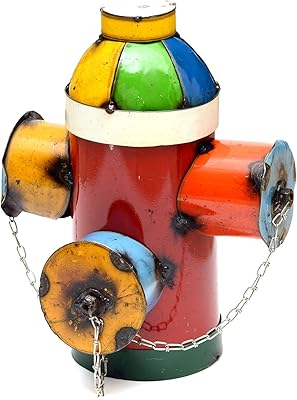 Amazon Com Rustic Arrow Small Fire Hydrant 7 5 By 9 5 By 14 Inch Red Home Kitchen