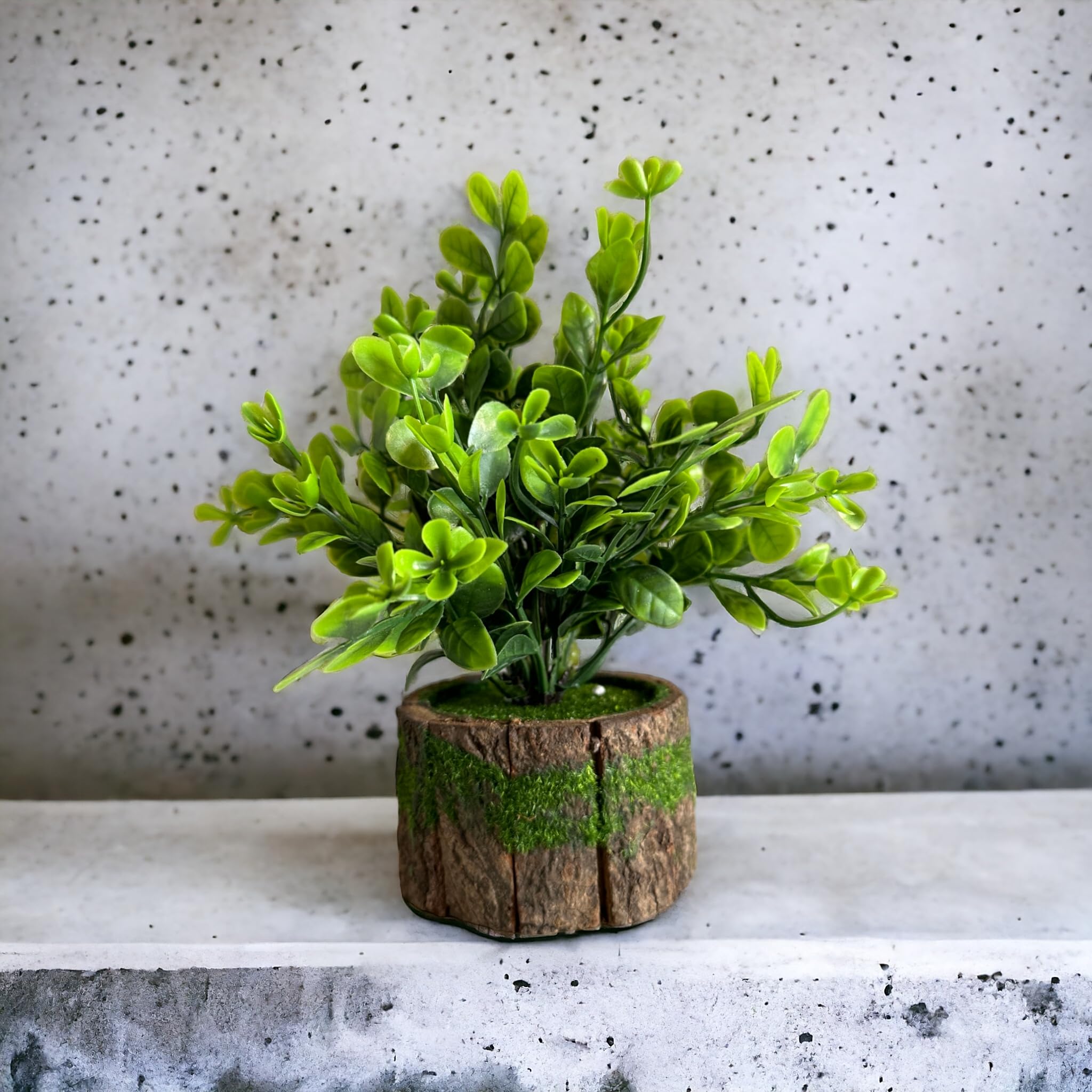 Litleo Artificial Plant with Wooden Pot, for Home Office, Desk, Table,Decoration (Green) (B0D1N3MLQ2) Amazon Price History, Amazon Price Tracker