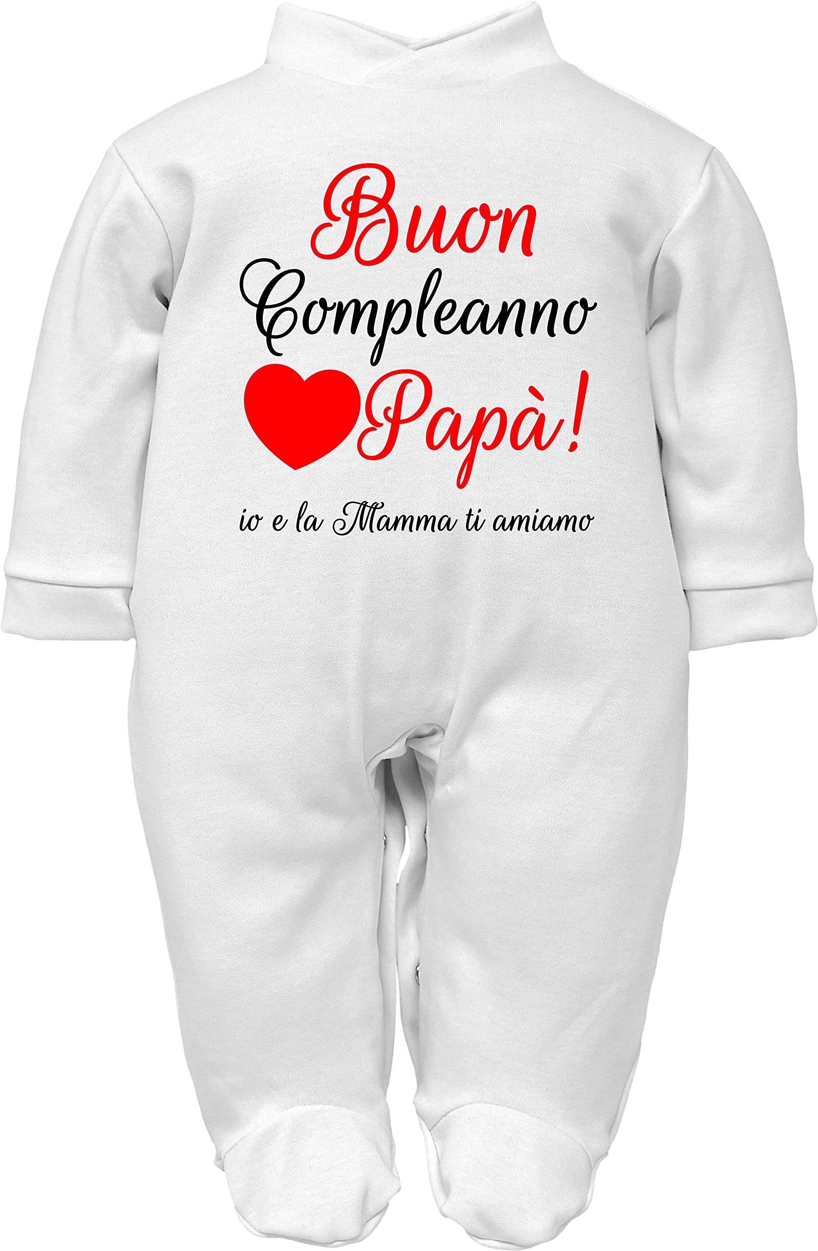 Body e tutine neonato divertenti compleanno papà e mamma zia zio nonno nonna padrino madrina manica lunga, corta e canotta