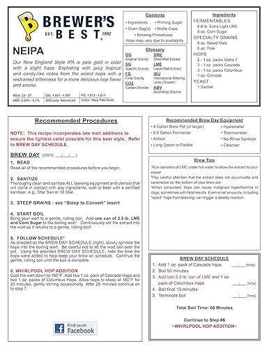 Miniatura 22 de Kit de cerveza artesanal Brewer's Best, 5 galones, 1, Amarillo, 1