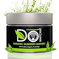 Vista 10 de DOMATCHA Matcha de cosecha de verano orgánico, 30 GR