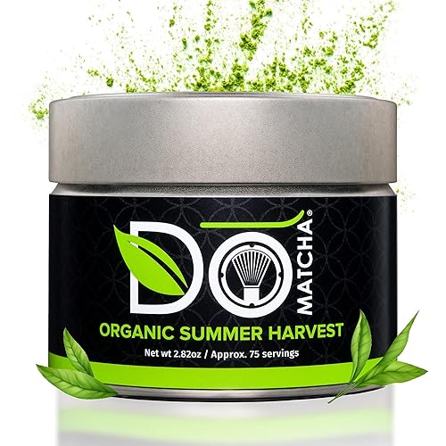 DoMatcha, Organic Summer Harvest Matcha Powder, Authentic Japanese Green Tea,