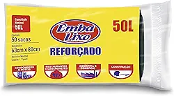 Embalixo Saco Lixo Profissional Reforçado 50Litros