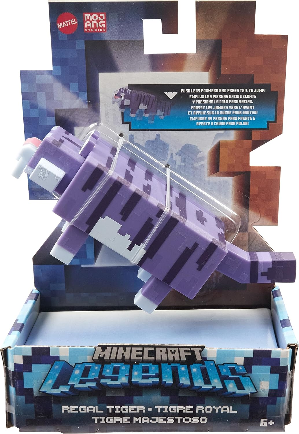 Mattel Minecraft Legends 3.25-inch Action Figures with Attack Action and Accessory, Collectible Toys