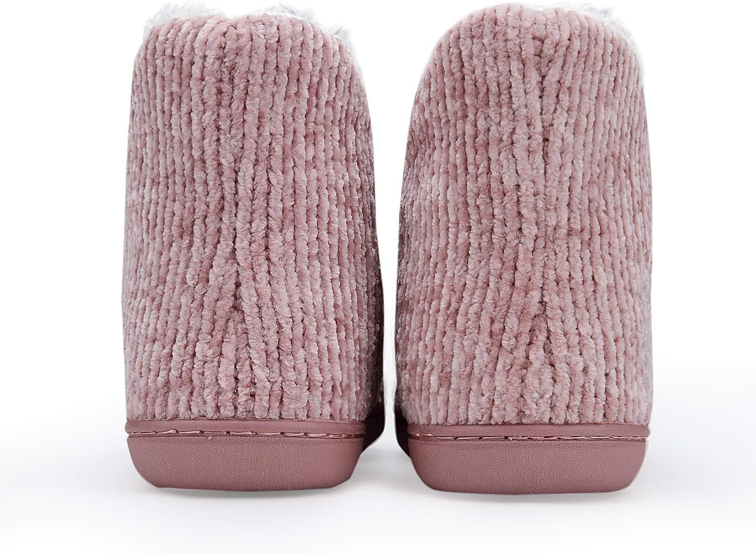 TUOBUQU Women Warm Bootie Slippers Fluffy Plush Indoor Outdoor Winter Booty Slippers - Image 6