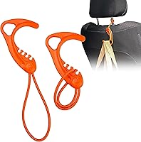 Vista 6 de 8TIMBER Gancho de engranaje negro, paquete de 5, ligero + versátil gancho en S para mochilas y almacenamiento de armario, mosquetón S alternativa