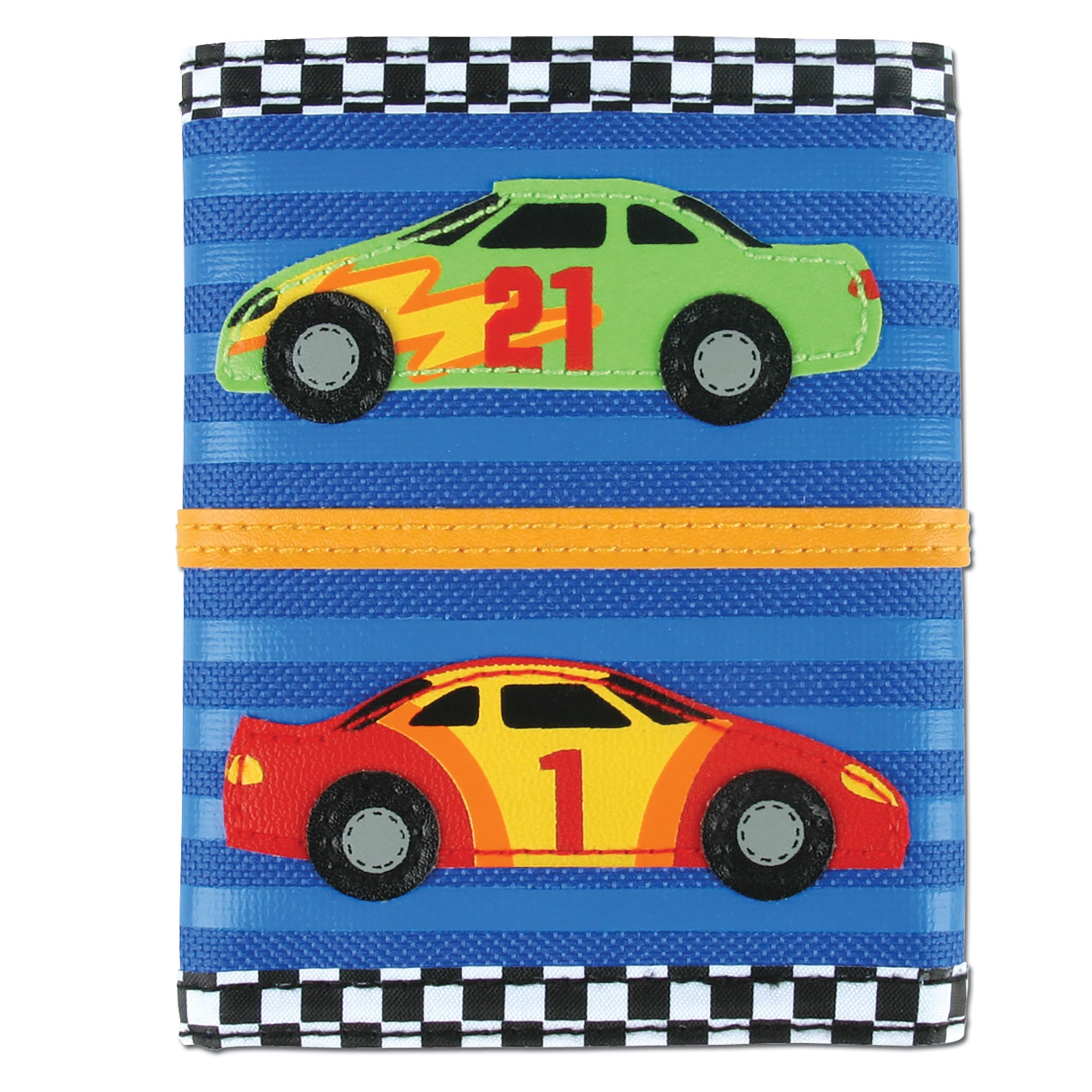 stephen joseph Race Car Cartoon Wallet for Kids - Slim Trifold Toddler Wallet with Zippered and Mesh Pockets - Front Pocket Card Coin Holder - Printed Purse, Ideal Gifts for Children-picture-17