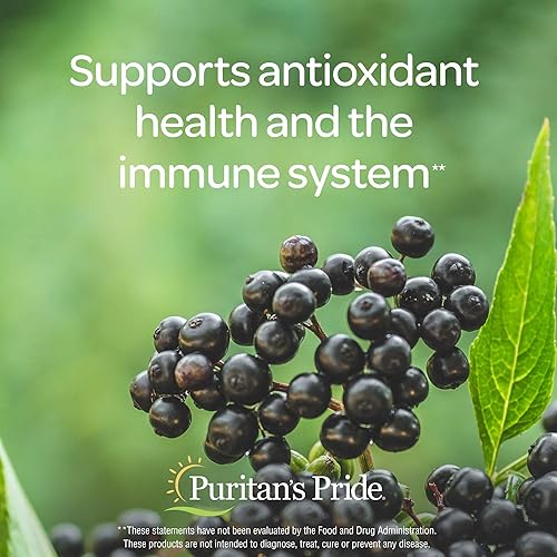 Miniatura 4 de Puritan's Pride Gomitas de saúco con vitamina C, D y zinc, 70 unidades