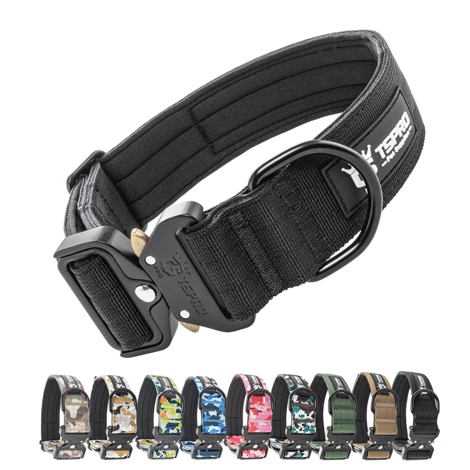 TSPRO Premium Dog Collar Tactical