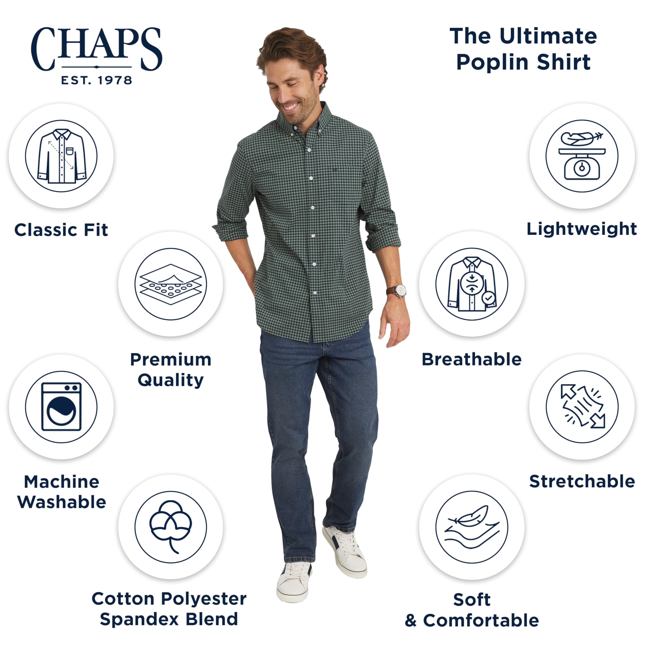 Chaps: Casual and Dress Shirts