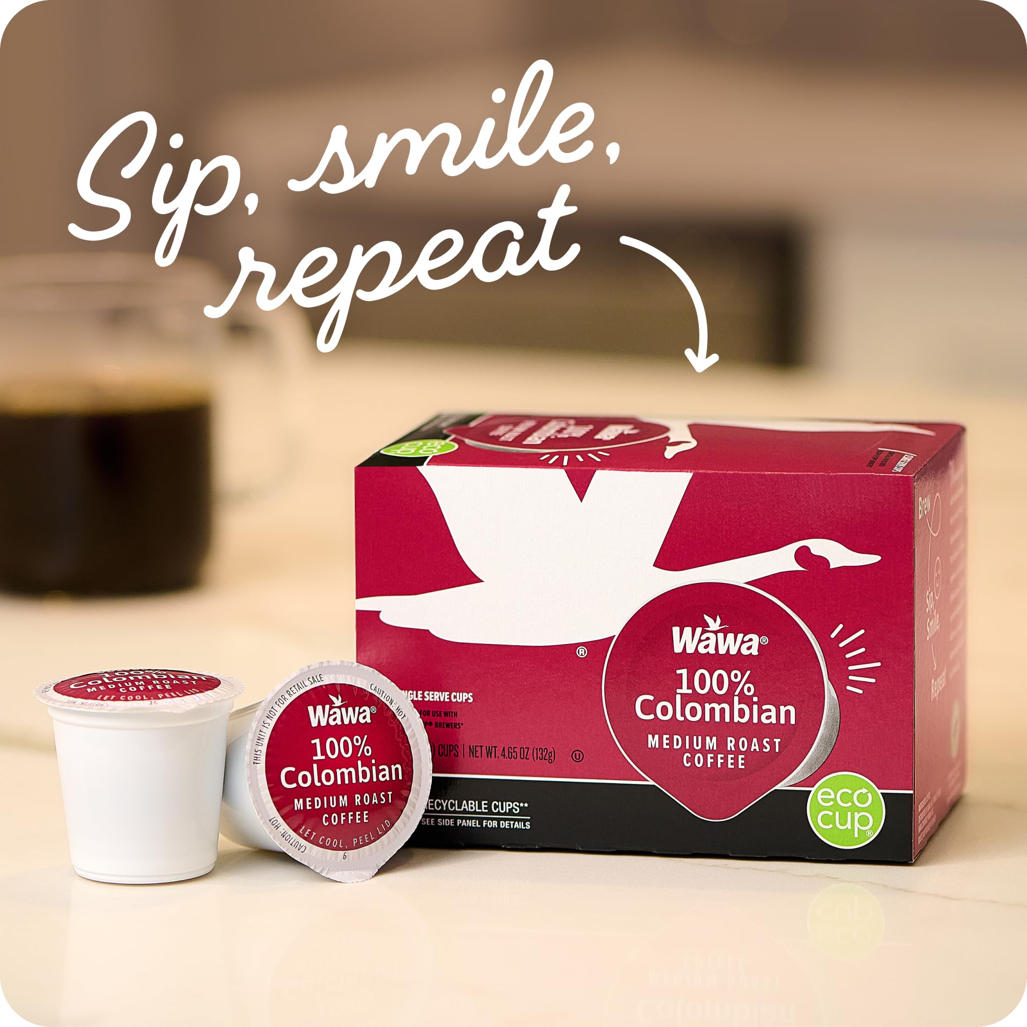 Amazon.com: Wawa Colombian Medium Roast Single Cup Coffee Pods, 12 Pods, 1  Box, Medium Bodied Blend, Chocolate & Fruit Notes, Single Serve, 100% More  Responsibly Sourced from Rainforest Alliance Certified Farms :