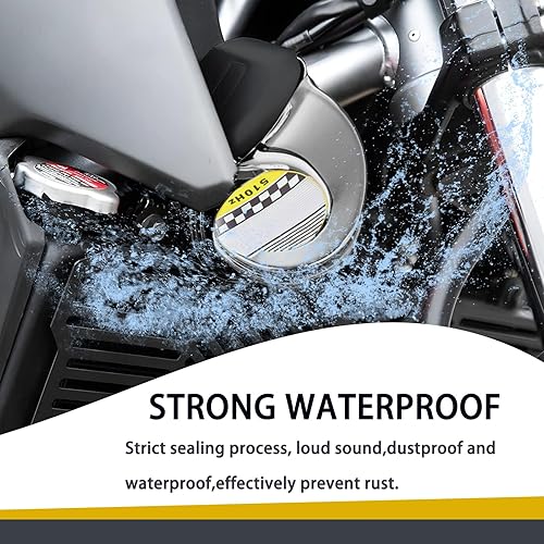 Miniatura 5 de 1 bocina de aire de caracol para automóvil, 12 V impermeable y a prueba de polvo modificada bocina súper fuerte con reemplazo completo y fuerte,