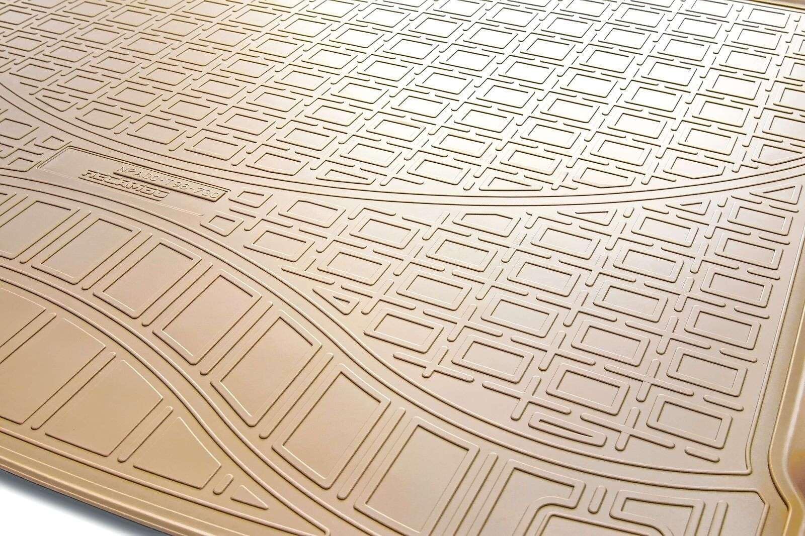 RECAMBO Juego de alfombrillas de goma y alfombrillas para maletero de BMW X5 | Tipo F15 | año de fabricación 2013-2018 - 100% ajuste perfecto para el suelo del coche y alfombrilla de maletero de TPE