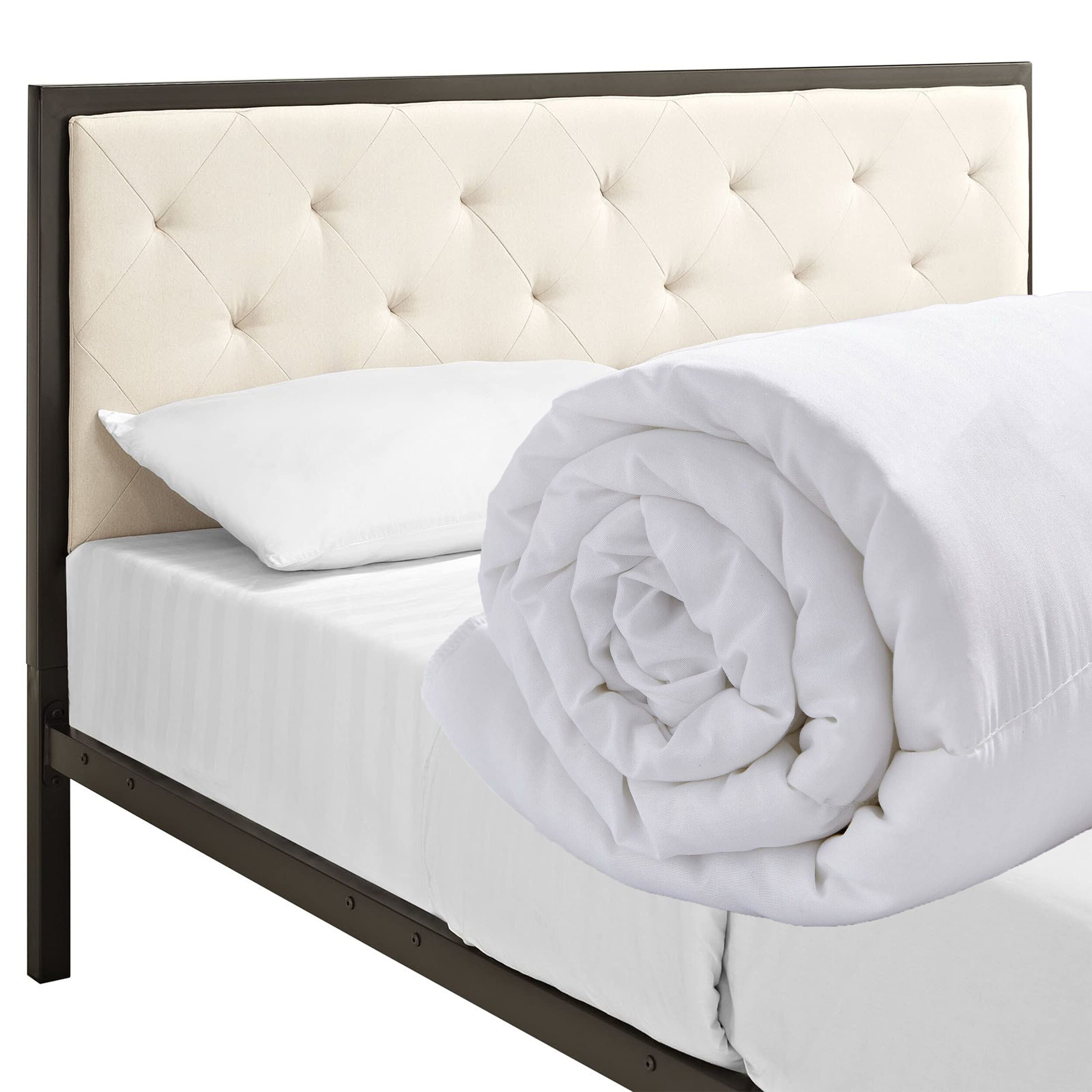 oceanevo DUVET QUILT HOLLOWFIBRE COROVIN THICK WARM FILLED QUILT CORVIN DUVET 4.5 10.5 13.5 15 TOG SOFT COSY SINGLE DOUBLE KING SUPERKING (15 TOG, Single)