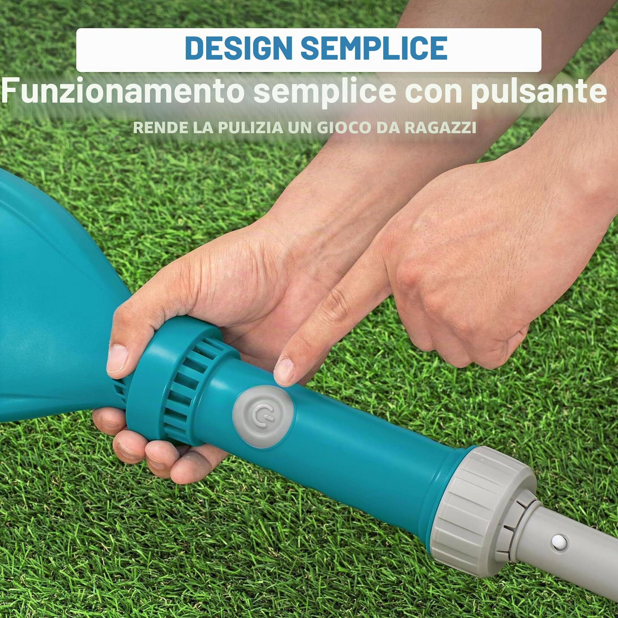 Bestway AquaTech Aspiratore per piscina senza fili