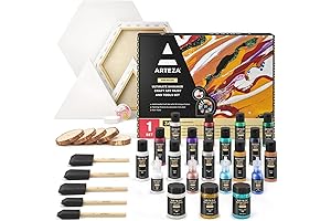 Arteza Acrylic Pouring Paint Kit: Unleash Your Artistic Potential with 36 Vibrant Colors