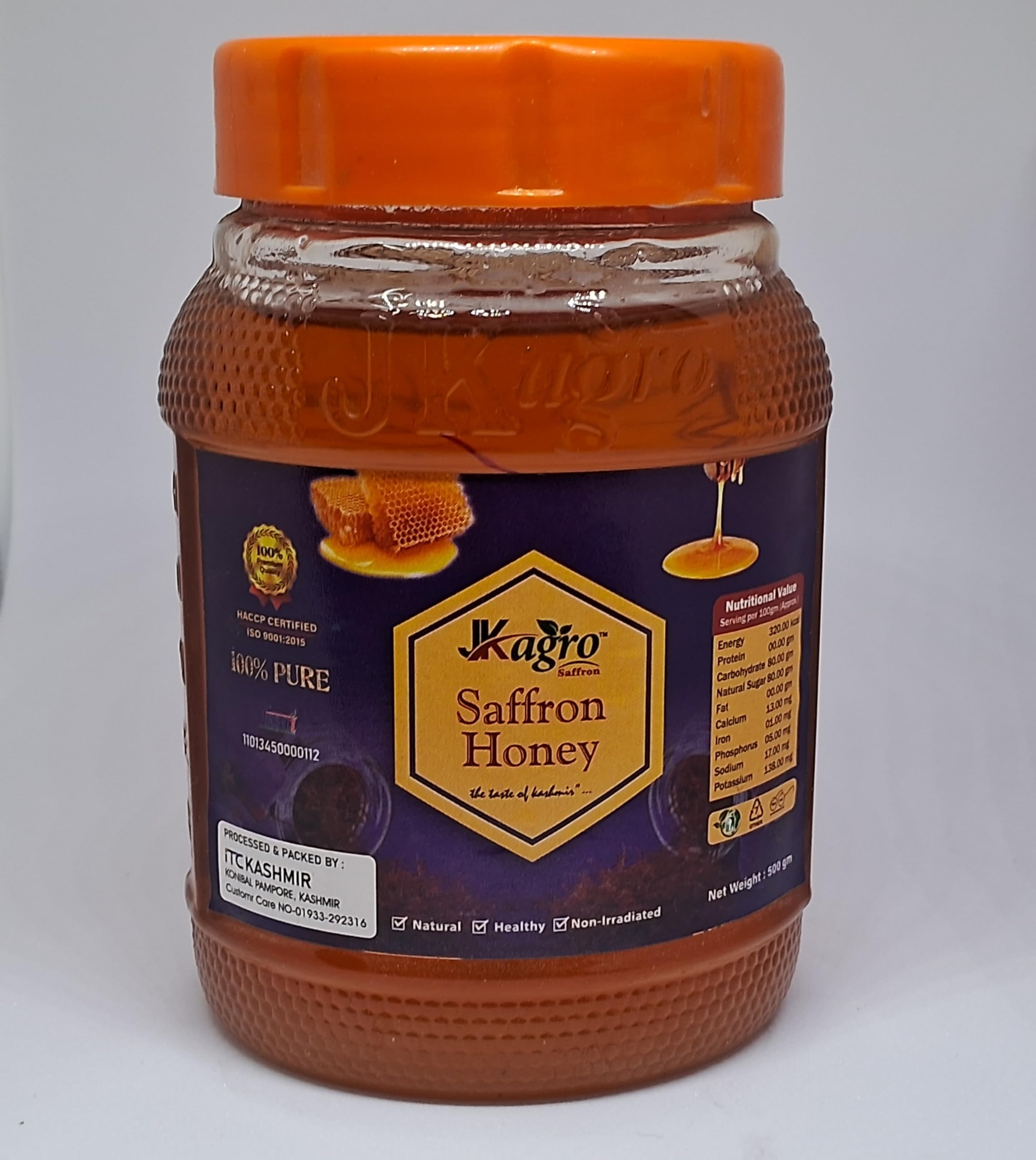 JK Agro Saffron Honey-500G 100% Pure Organic Thick & Rich No sugar adulteration Natural Raw Saffron Threads with Honey (B0D2LFDCRL) Amazon Price History, Amazon Price Tracker