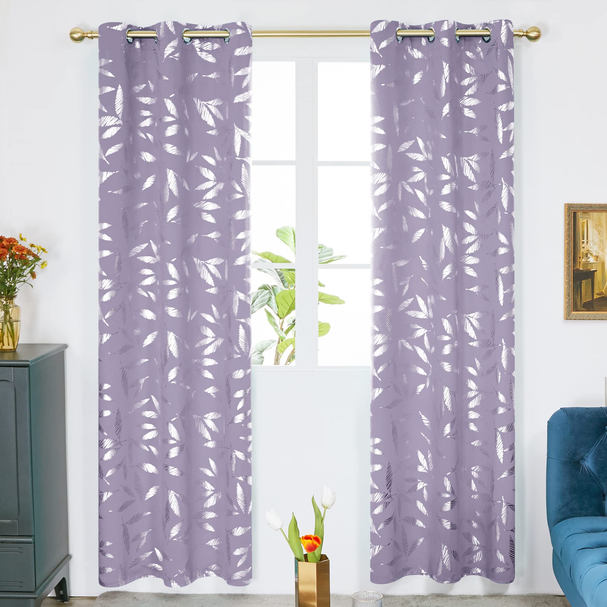 Purple and black patterns